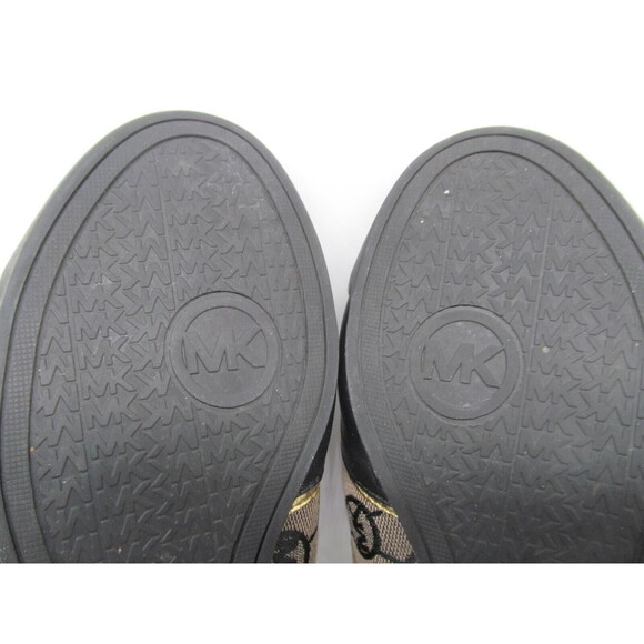 Michael Kors  Black And Gold Logo Lace Up Sneakers Womens Size US 7 M - Picture 16 of 16